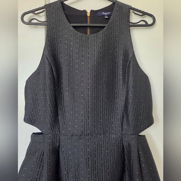Madewell Nightfall Jacquard Cut Out Sleeveless Dress 4 - Picture 5 of 10